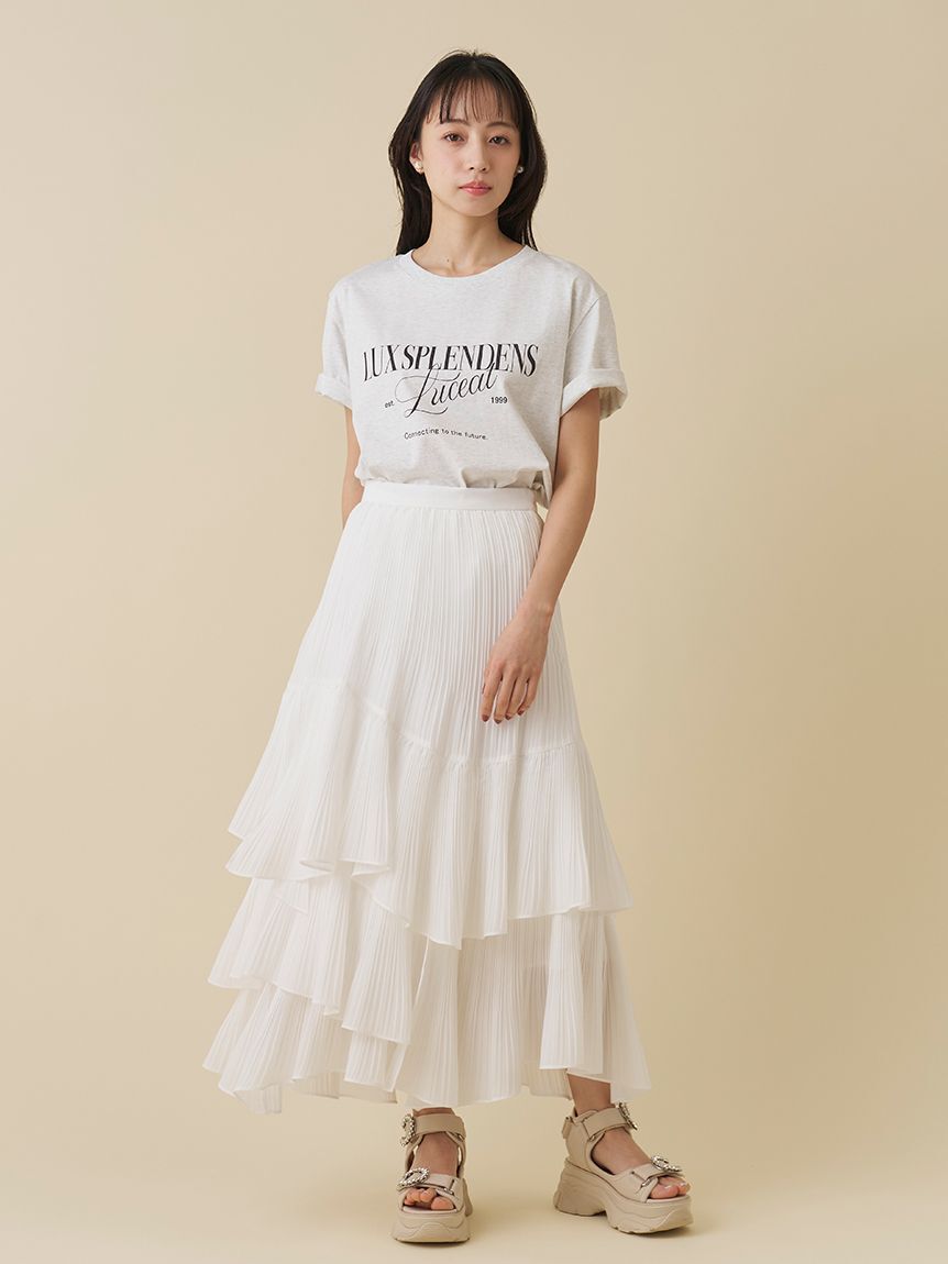 SNIDEL「ロゴTシャツ」|Tシャツ・カットソー|