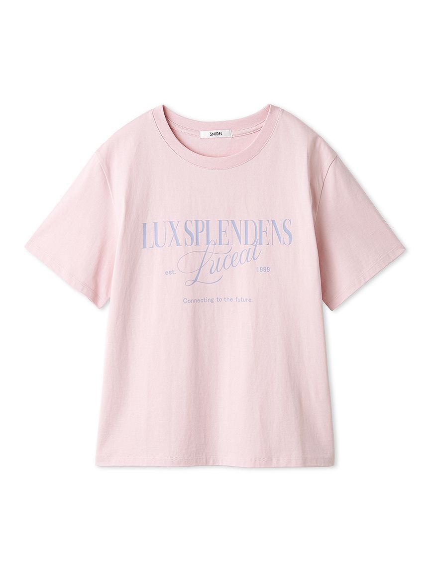 SNIDEL「ロゴTシャツ」|Tシャツ・カットソー|PNK