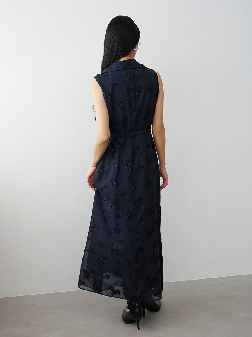 SNIDEL「【HIGH QUALITY】ラメジャガードカシュクールワンピース」|ワンピース|