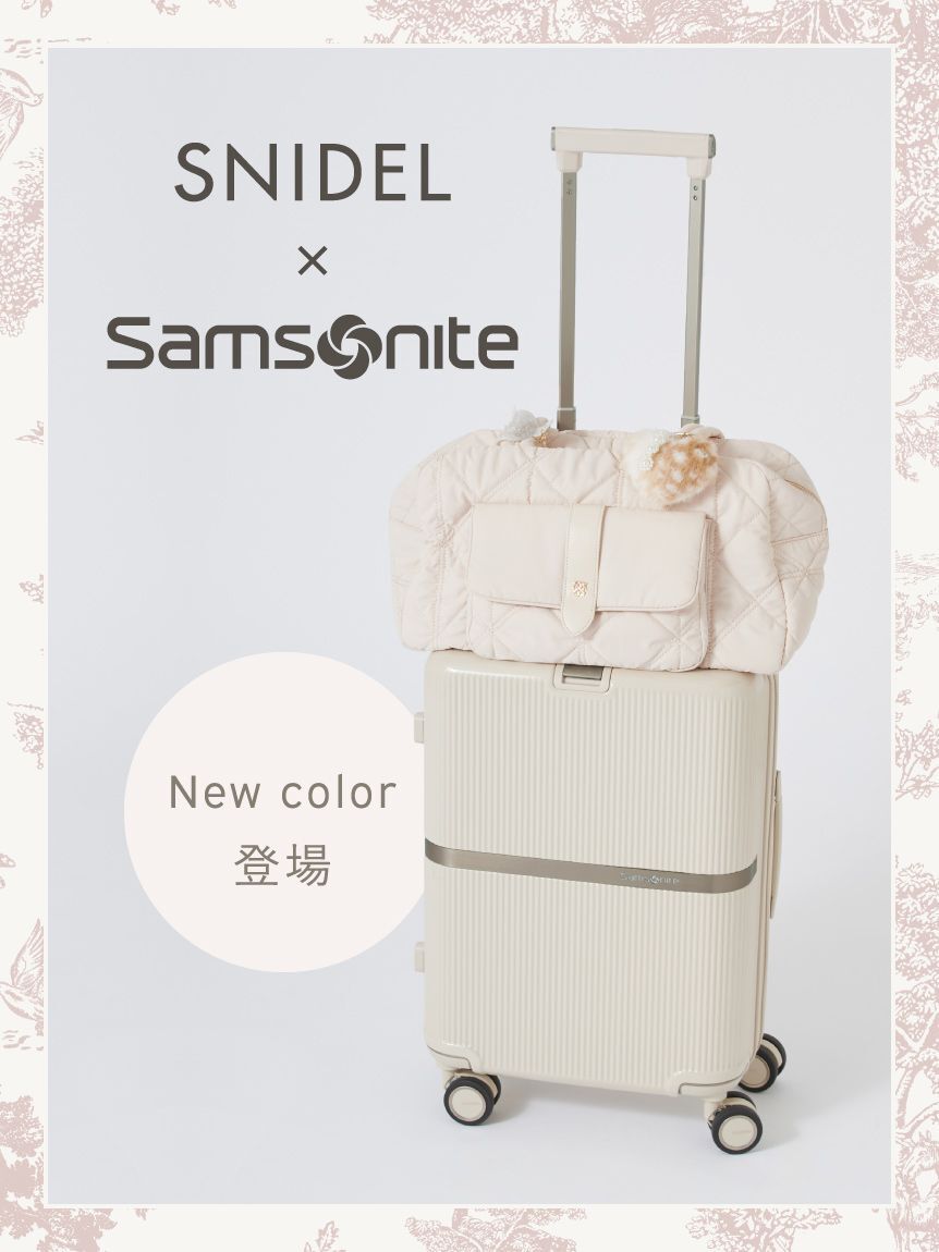 SNIDEL「【Samsonite（サムソナイト）】コラボスーツケース(75cm)」|キャリーケース|