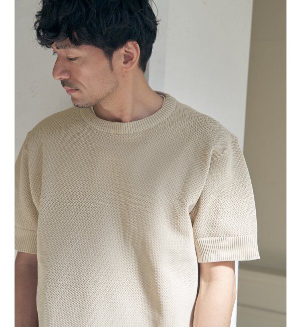 ikka「【2点セット】GOKU楽ニット半袖セット」|プルオーバー|