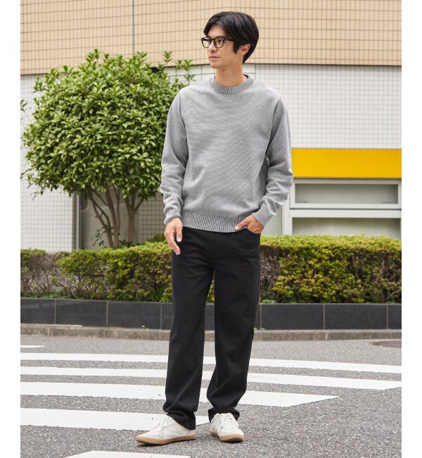 ikka「オールシーズンニットクルーネック」|プルオーバー|