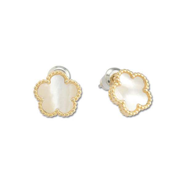 MARY QUANT「ミルフレーム ピアス」|ピアス|ゴールド