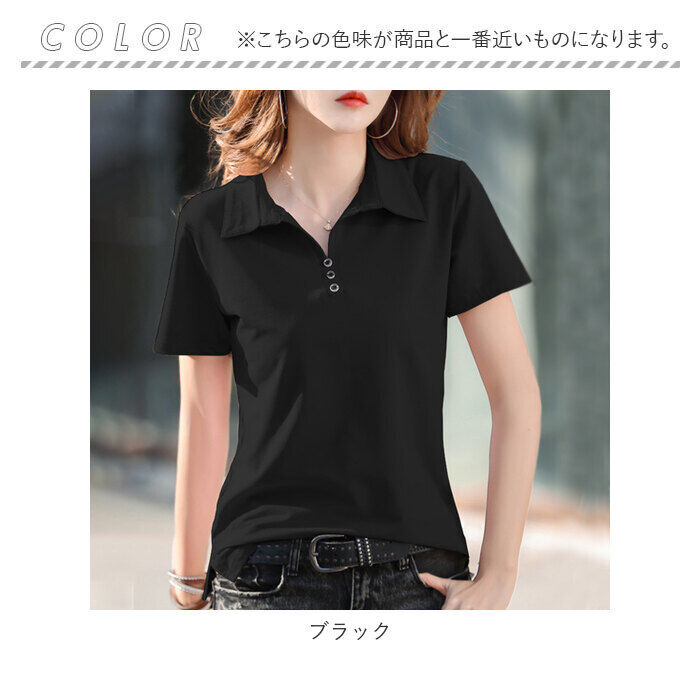 BACKYARD FAMILY「ポロシャツ レディース 半袖 通販 ｔシャツ Ｔシャツ カットソー 襟付き 無地 春夏」|その他|