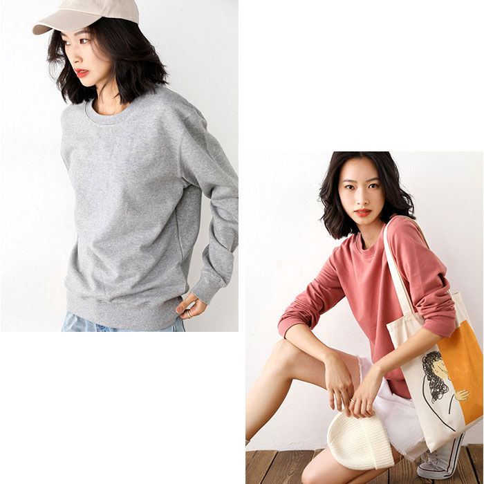 BACKYARD FAMILY「薄手 トレーナー レディース 通販 スウェット プルオーバー トップス 長袖 春 春秋 秋 冬」|パーカー|