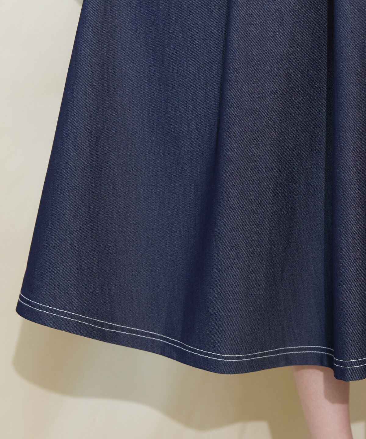 WILLSELECTION「スクエアラッフルシャツワンピース」|ワンピース|