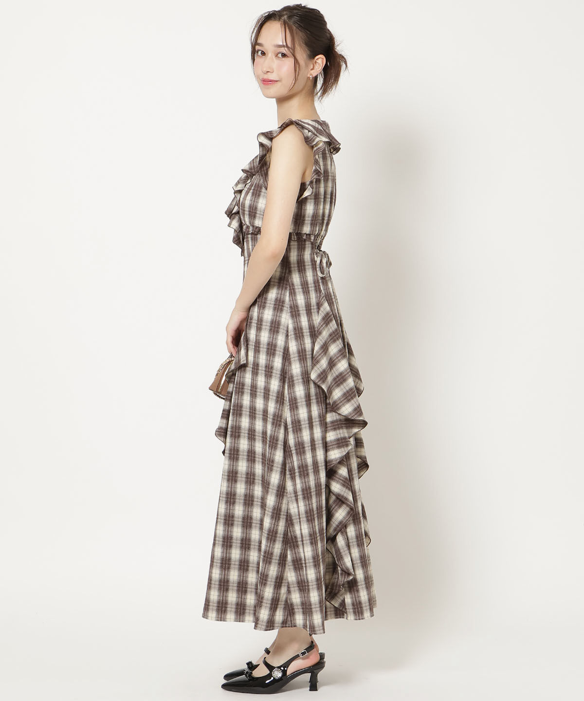 WILLSELECTION「ラッフルフリルAラインワンピース」|ワンピース|