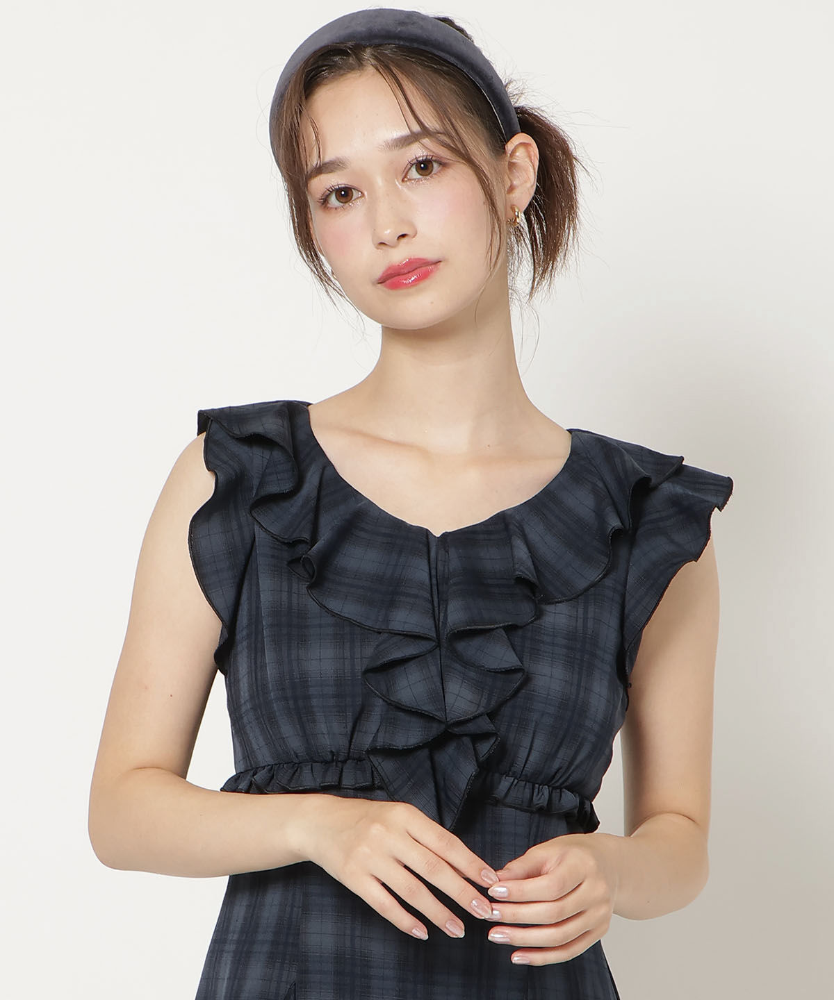 WILLSELECTION「ラッフルフリルAラインワンピース」|ワンピース|