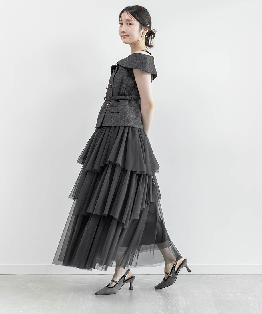  「レーストリムバックストラップパンプス」|パンプス|