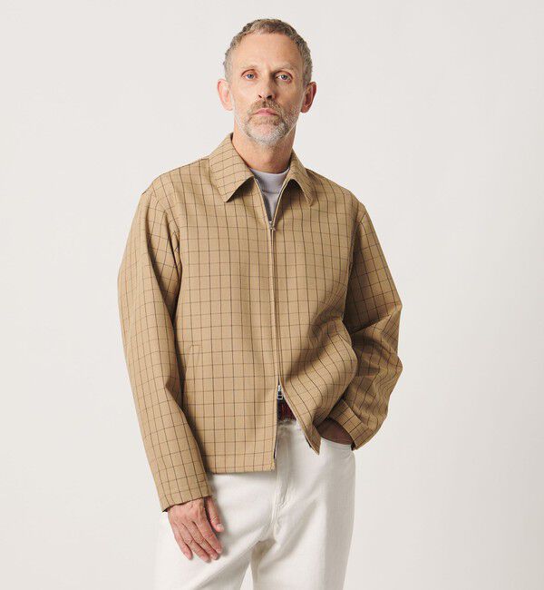 UNITED ARROWS「＜SOVEREIGN＞ウィンドウペン ジップ ブルゾン」|その他|