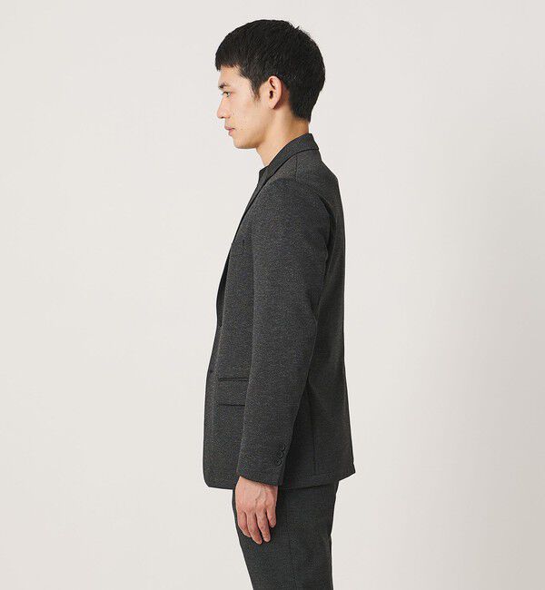 UNITED ARROWS「シャークスキン シングル ２ボタン テーラードジャケット UA COZY ウォッシャブル ２WAYストレッチ」|テーラードジャケット|
