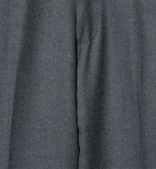 UNITED ARROWS「ライトサキソニー ノープリーツ テーパード スラックス ヨコストレッチ」|スラックス|