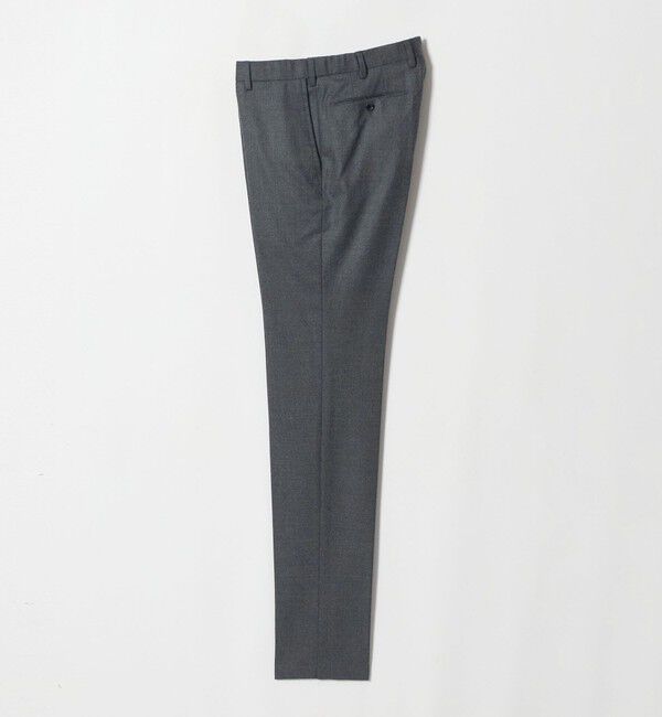 UNITED ARROWS「ライトサキソニー ノープリーツ テーパード スラックス ヨコストレッチ」|スラックス|