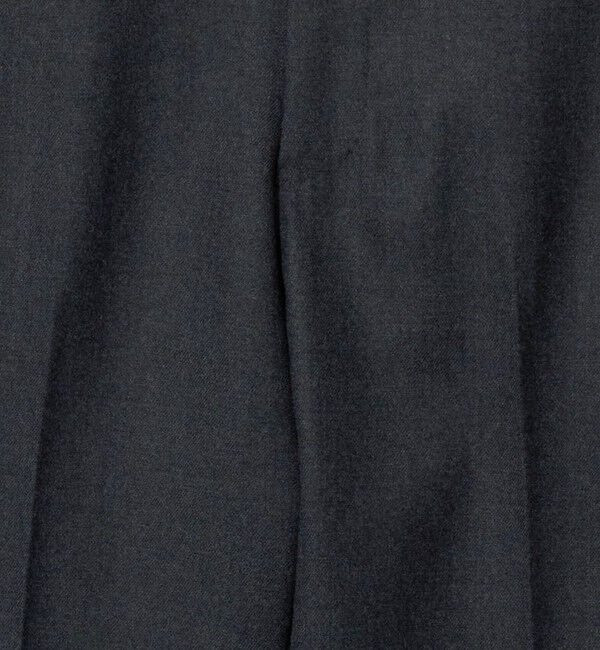 UNITED ARROWS「ライトサキソニー ノープリーツ テーパード スラックス ヨコストレッチ」|スラックス|