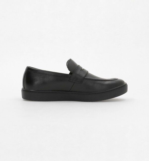 UNITED ARROWS green label relaxing「＜MOONSTAR＞gently コインローファー ブラック/ブラック ドレススニーカー」|ローファー|
