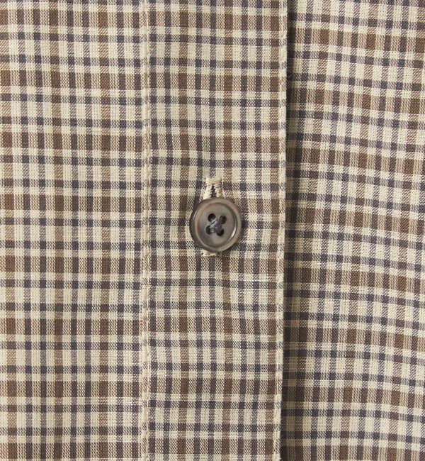 UNITED ARROWS green label relaxing「［size SHORTあり］シアー チェック シャツ」|シャツ・ブラウス|