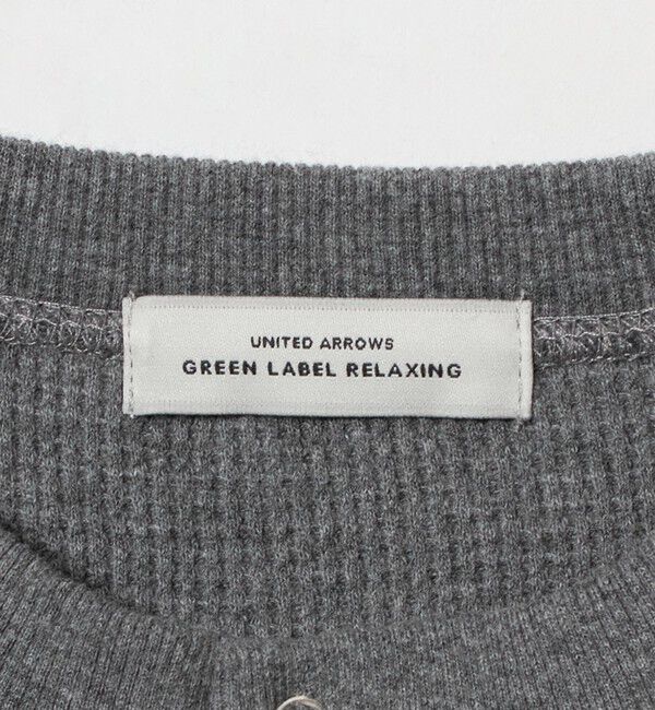 UNITED ARROWS green label relaxing「【WEB限定】＜at ease＞ワッフル ヘンリーネック  フラワープリント カットソー」|Tシャツ・カットソー|