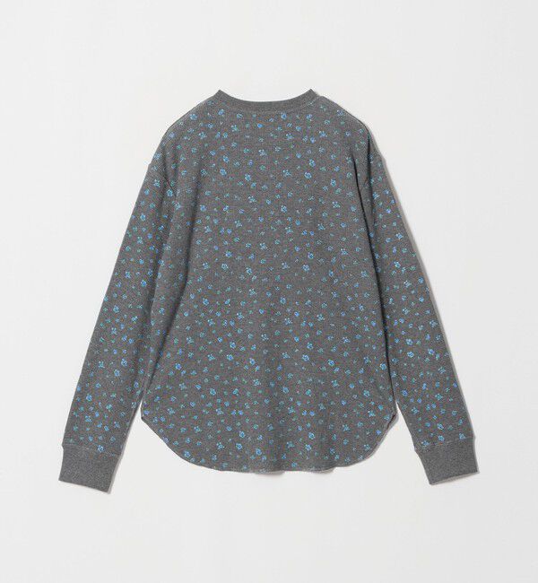 UNITED ARROWS green label relaxing「【WEB限定】＜at ease＞ワッフル ヘンリーネック  フラワープリント カットソー」|Tシャツ・カットソー|