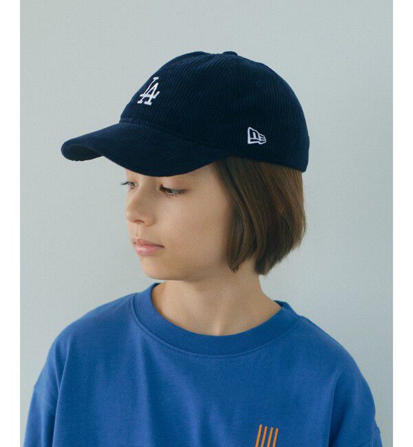 UNITED ARROWS green label relaxing「【別注】＜NEW ERA＞920 MLB コーデュロイ キャップ / キッズ」|キャップ・キャスケット|NAVY