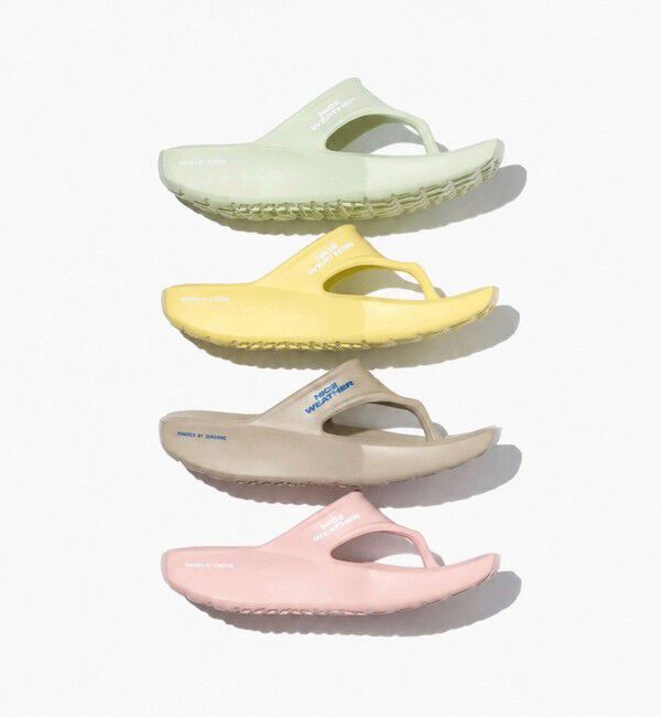 NICE WEATHER「【別注】＜muleboy＞SQUARE X FLIP FLOP サンダル」|サンダル|