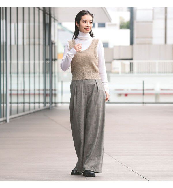 BEAMS SELECTION for WOMEN「AURALEE / BRUSHED SUPER KID MOHAIR KNIT TANK」|ニット・セーター|