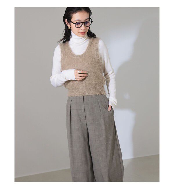 BEAMS SELECTION for WOMEN「AURALEE / BRUSHED SUPER KID MOHAIR KNIT TANK」|ニット・セーター|