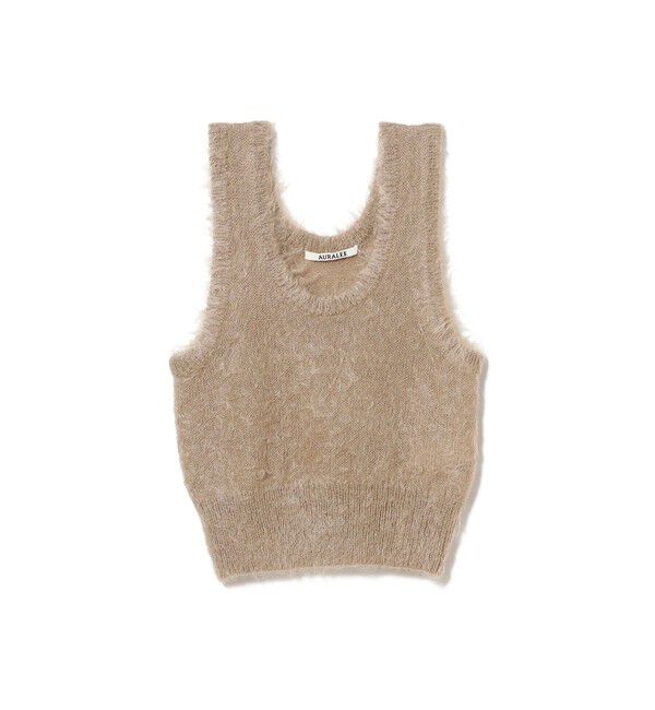 BEAMS SELECTION for WOMEN「AURALEE / BRUSHED SUPER KID MOHAIR KNIT TANK」|ニット・セーター|