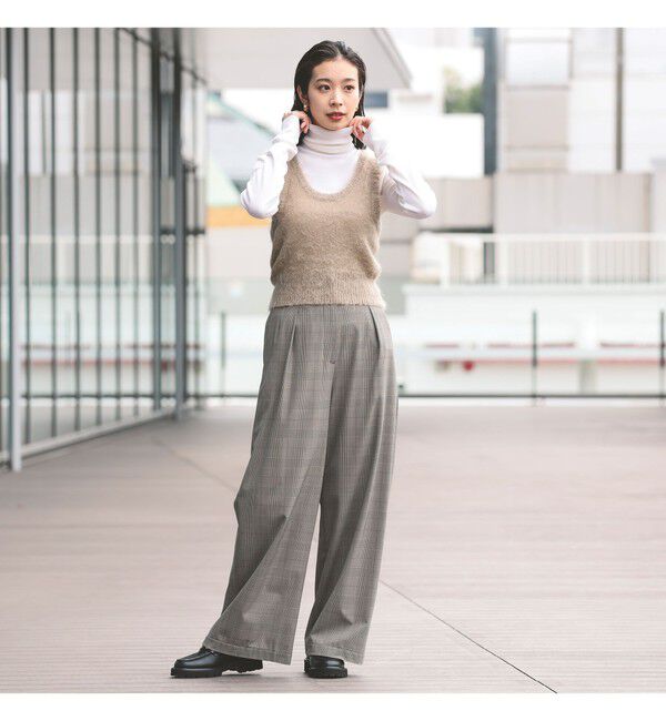 BEAMS SELECTION for WOMEN「AURALEE / BRUSHED SUPER KID MOHAIR KNIT TANK」|ニット・セーター|