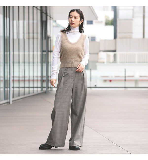 BEAMS SELECTION for WOMEN「AURALEE / BRUSHED SUPER KID MOHAIR KNIT TANK」|ニット・セーター|