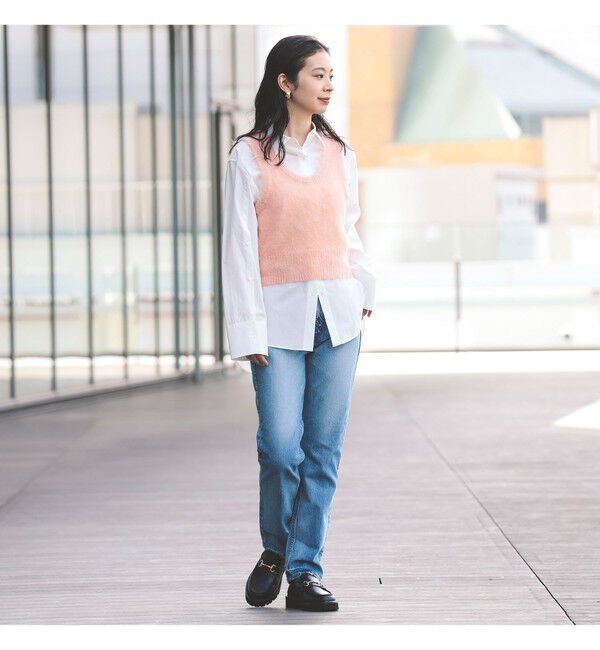 BEAMS SELECTION for WOMEN「AURALEE / BRUSHED SUPER KID MOHAIR KNIT TANK」|ニット・セーター|