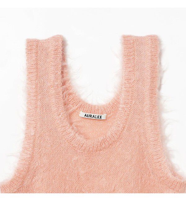 BEAMS SELECTION for WOMEN「AURALEE / BRUSHED SUPER KID MOHAIR KNIT TANK」|ニット・セーター|
