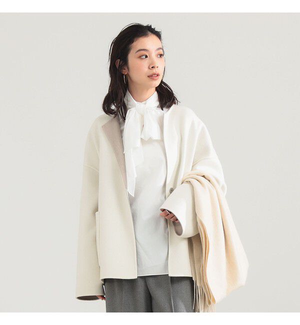 Demi-Luxe BEAMS 「リバー ミドルコート」|ダッフルコート|