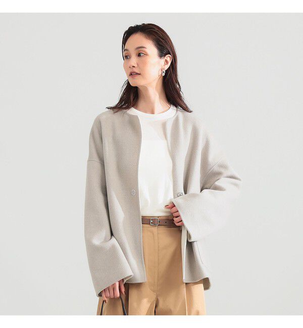 Demi-Luxe BEAMS 「リバー ミドルコート」|ダッフルコート|