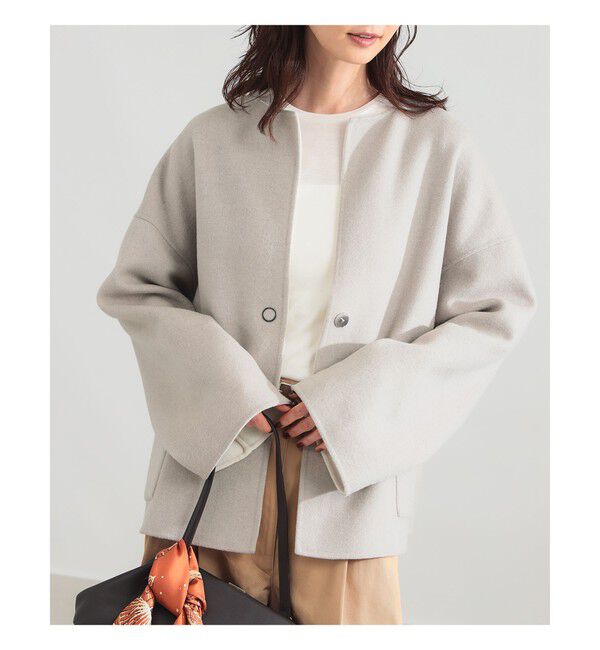 Demi-Luxe BEAMS 「リバー ミドルコート」|ダッフルコート|