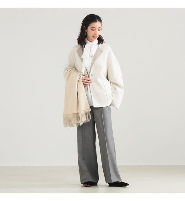 Demi-Luxe BEAMS 「リバー ミドルコート」|ダッフルコート|