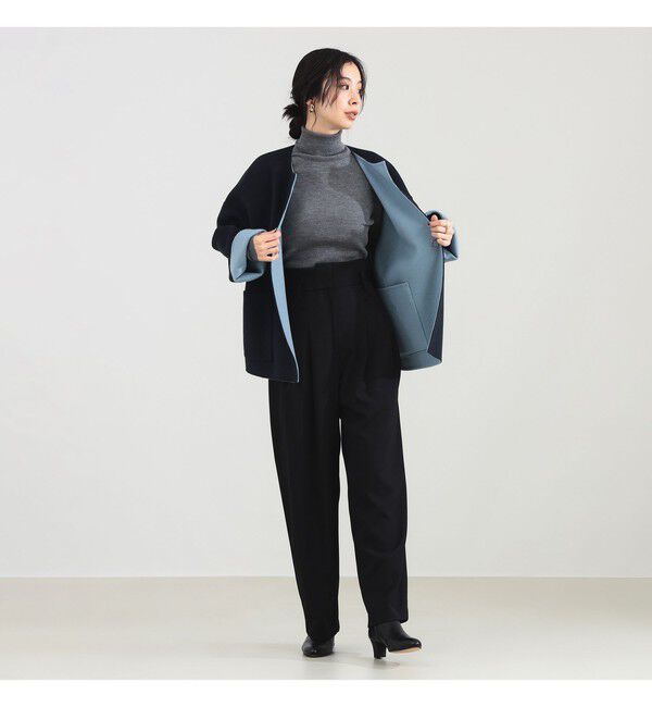 Demi-Luxe BEAMS 「リバー ミドルコート」|ダッフルコート|