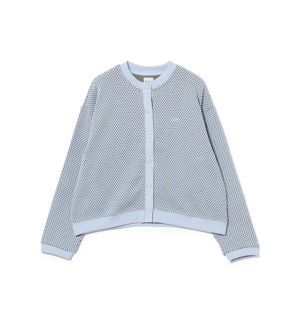 Ray BEAMS 「【別注】Lee &times; Ray BEAMS / ニット ジャカード カーディガン」|ニット・セーター|Grey*LightBlue