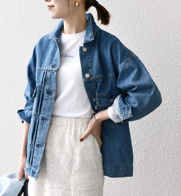 SHIPS any「SHIPS any:〈洗濯機可能〉デニム ジャケット［SHIPS any DENIM］」|デニムジャケット|