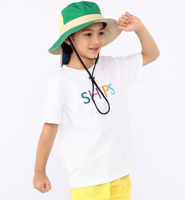SHIPS KIDS「SHIPS KIDS:〈UVカット/撥水/吸水速乾〉サファリ ハット」|ハット|