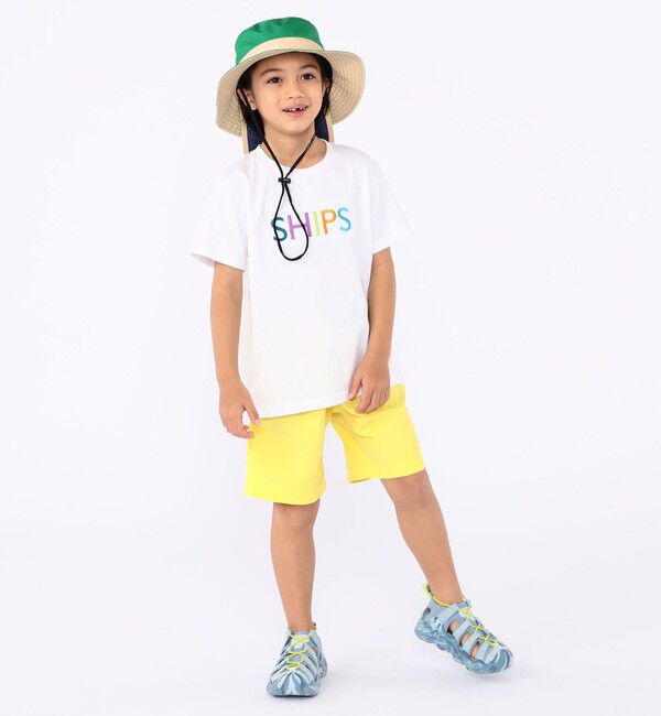 SHIPS KIDS「SHIPS KIDS:〈UVカット/撥水/吸水速乾〉サファリ ハット」|ハット|