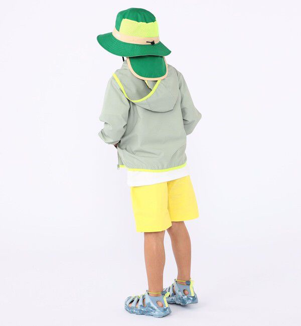 SHIPS KIDS「SHIPS KIDS:〈UVカット/撥水/吸水速乾〉サファリ ハット」|ハット|