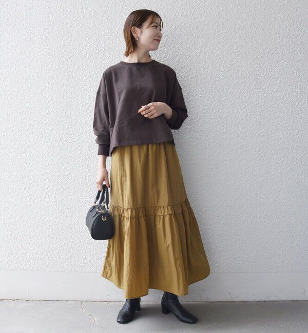SHIPS any「《一部追加予約》SHIPS any:〈洗濯機可能〉インレイ ロングスリーブ コンパクト プルオーバー」|Tシャツ・カットソー|