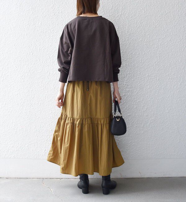 SHIPS any「《一部追加予約》SHIPS any:〈洗濯機可能〉インレイ ロングスリーブ コンパクト プルオーバー」|Tシャツ・カットソー|