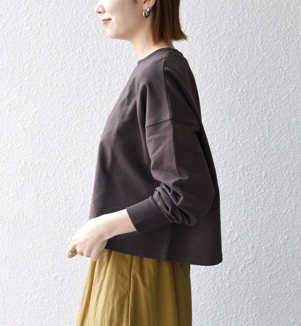SHIPS any「《一部追加予約》SHIPS any:〈洗濯機可能〉インレイ ロングスリーブ コンパクト プルオーバー」|Tシャツ・カットソー|