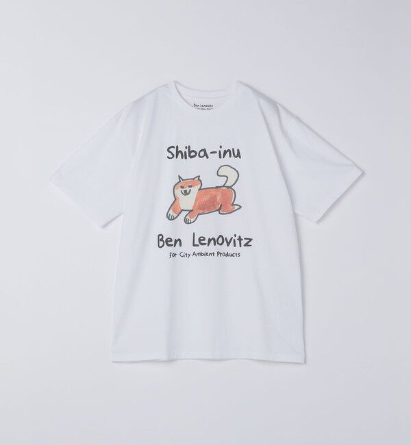 SHIPS「【City Ambient Products別注】Ben Lenovitz: DOG CAT Tシャツ」|Tシャツ・カットソー|