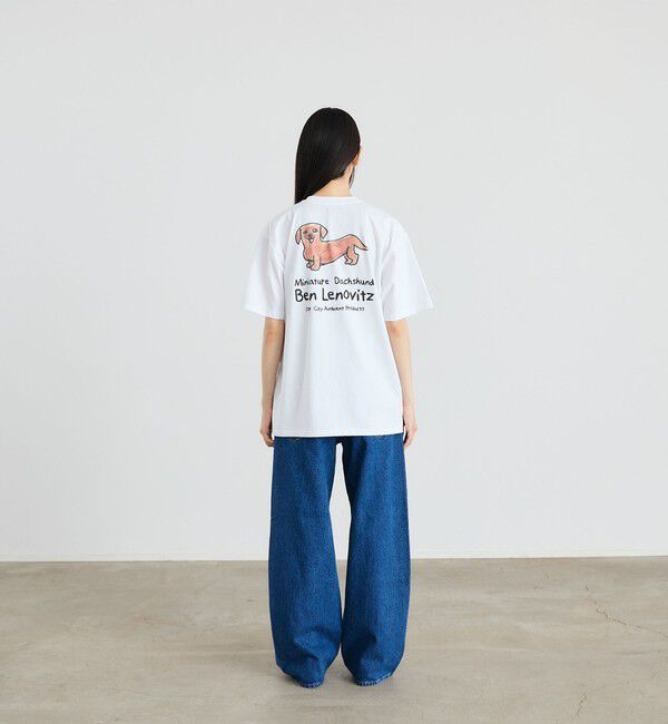 SHIPS「【City Ambient Products別注】Ben Lenovitz: DOG CAT Tシャツ」|Tシャツ・カットソー|