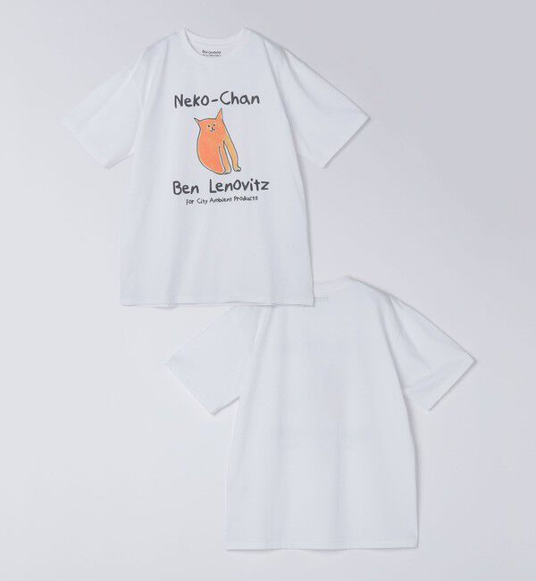 SHIPS「【City Ambient Products別注】Ben Lenovitz: DOG CAT Tシャツ」|Tシャツ・カットソー|