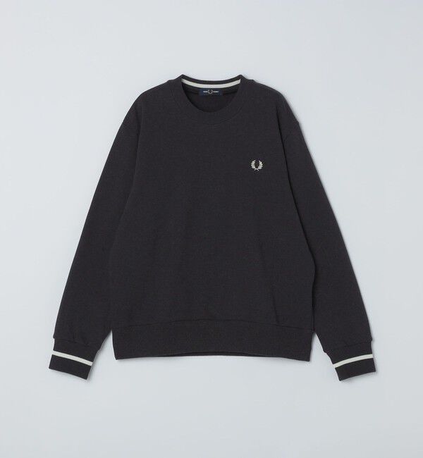 SHIPS「【SHIPS別注】FRED PERRY: シングル ティップ スウェットシャツ」|スウェット・ジャージ|チャコールグレー