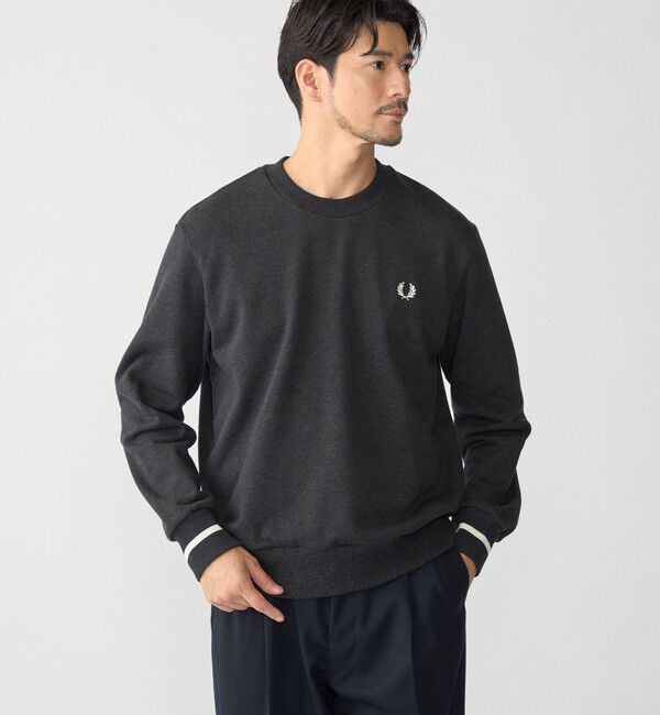 SHIPS「【SHIPS別注】FRED PERRY: シングル ティップ スウェットシャツ」|スウェット・ジャージ|