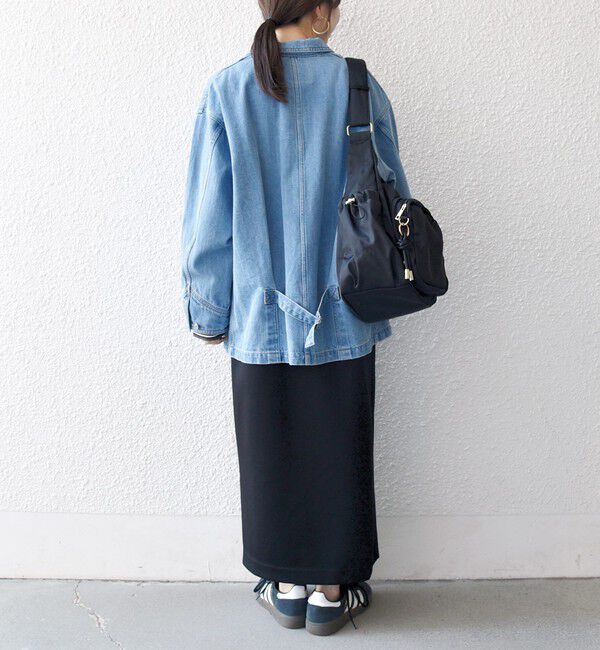 SHIPS any「SHIPS any:〈洗濯機可能〉ルーズ デニム カバーオール ジャケット［SHIPS any DENIM］」|デニムジャケット|